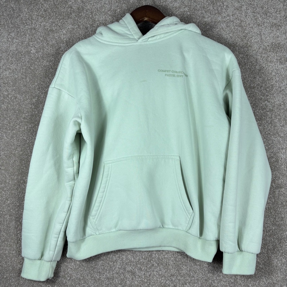 Comfrt Collection Pastel Edit Hoodie XL Mint Green Pullover Sweatshirt